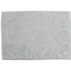 Online Gifi Tapis salle de bain antidérapant chenille gris