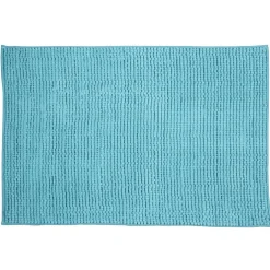 Sale Gifi Tapis salle de bain chenille bleu