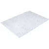 Gifi Tapis salle de bain chenille blanc