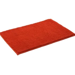 Online Gifi Tapis salle de bain chenille uni rouge