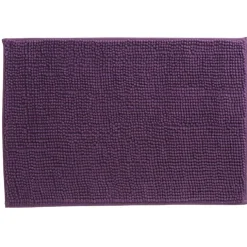 Online Gifi Tapis salle de bain chenille uni violet