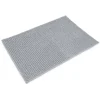 Clearance Gifi Tapis salle de bain chenille 75x45 cm uni gris clair