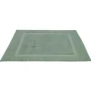 Outlet Gifi Tapis salle de bain coton vert 70x40 cm
