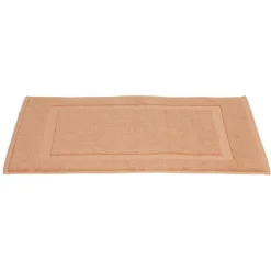 New Gifi Tapis salle de bain coton blanc 70x40 cm