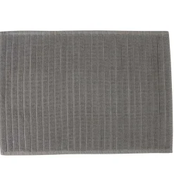 Clearance Gifi Tapis salle de bain gris éponge