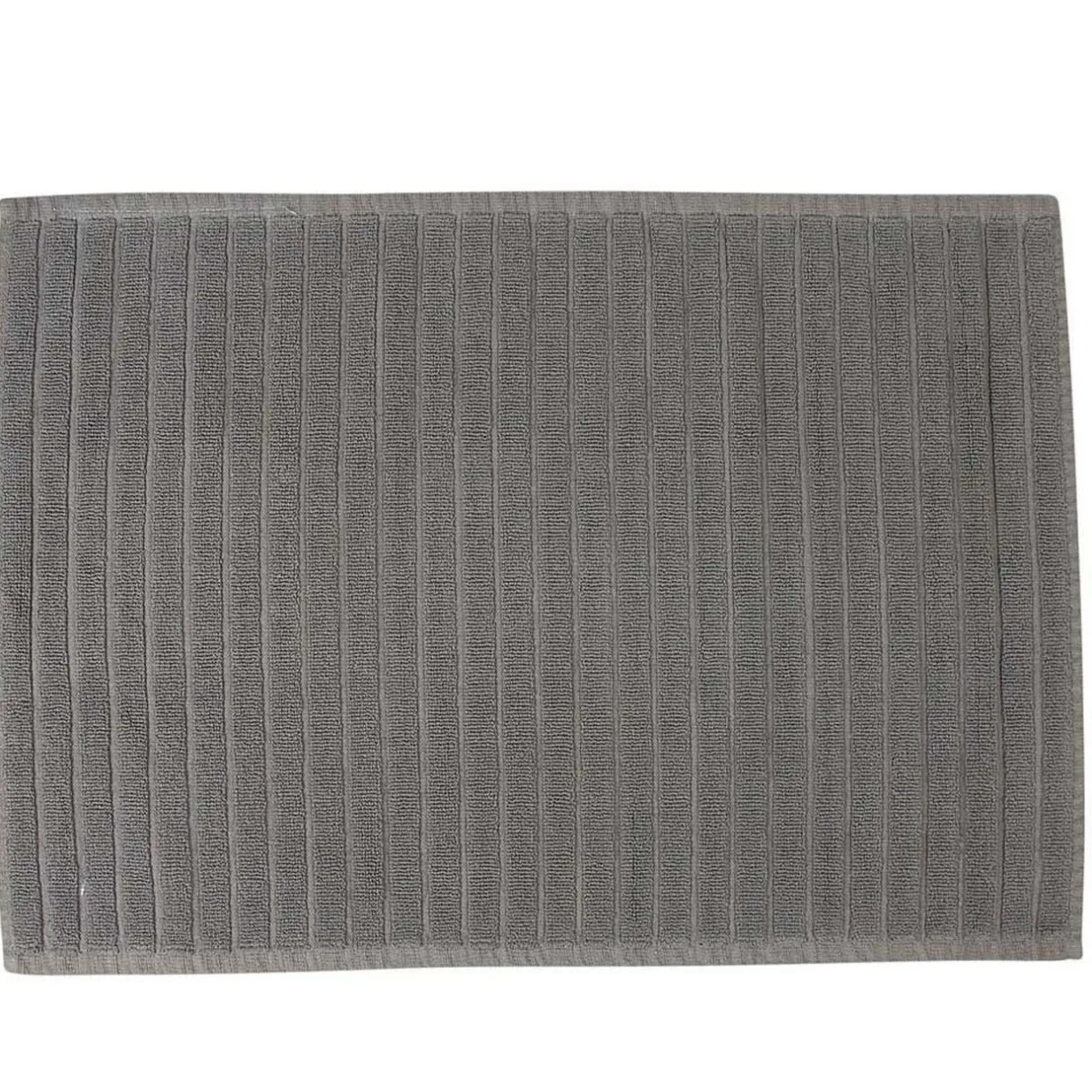 Clearance Gifi Tapis salle de bain gris éponge