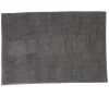 Hot Gifi Tapis salle de bain gris chenille
