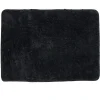 Discount Gifi Tapis salle de bain uni noir