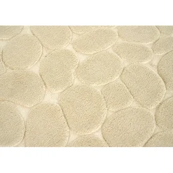 Discount Gifi Tapis sortie de douche mémoire de forme beige 75x45cm
