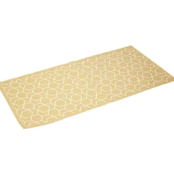 Nettoyage Et Entretien|Gifi Tapis vinyle beige décor géométrique 100x50 cm