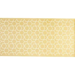 Nettoyage Et Entretien|Gifi Tapis vinyle beige décor géométrique 100x50 cm