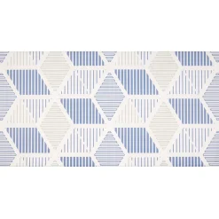 Nettoyage Et Entretien|Gifi Tapis vinyle confort imprimé bleu et blanc 100x50cm