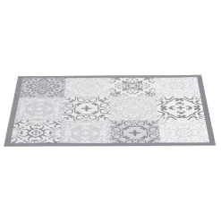 Nettoyage Et Entretien|Gifi Tapis vinyle imprimé carreau de ciment gris L.70 cm