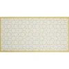 Nettoyage Et Entretien|Gifi Tapis vinyle imprimé graphique jaune L.99 cm