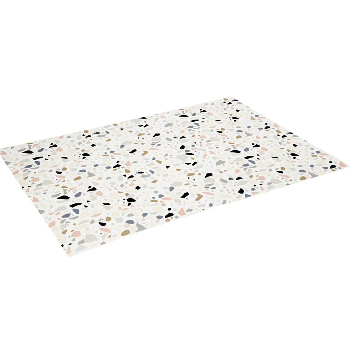 Nettoyage Et Entretien|Gifi Tapis vinyle mosaïque imitation terrazzo 70 cm