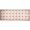 Nettoyage Et Entretien|Gifi Tapis vinyle motif carreau de ciment rouge et beige 45x95cm