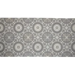 Nettoyage Et Entretien|Gifi Tapis vinyle motif carreau de ciment gris et blanc