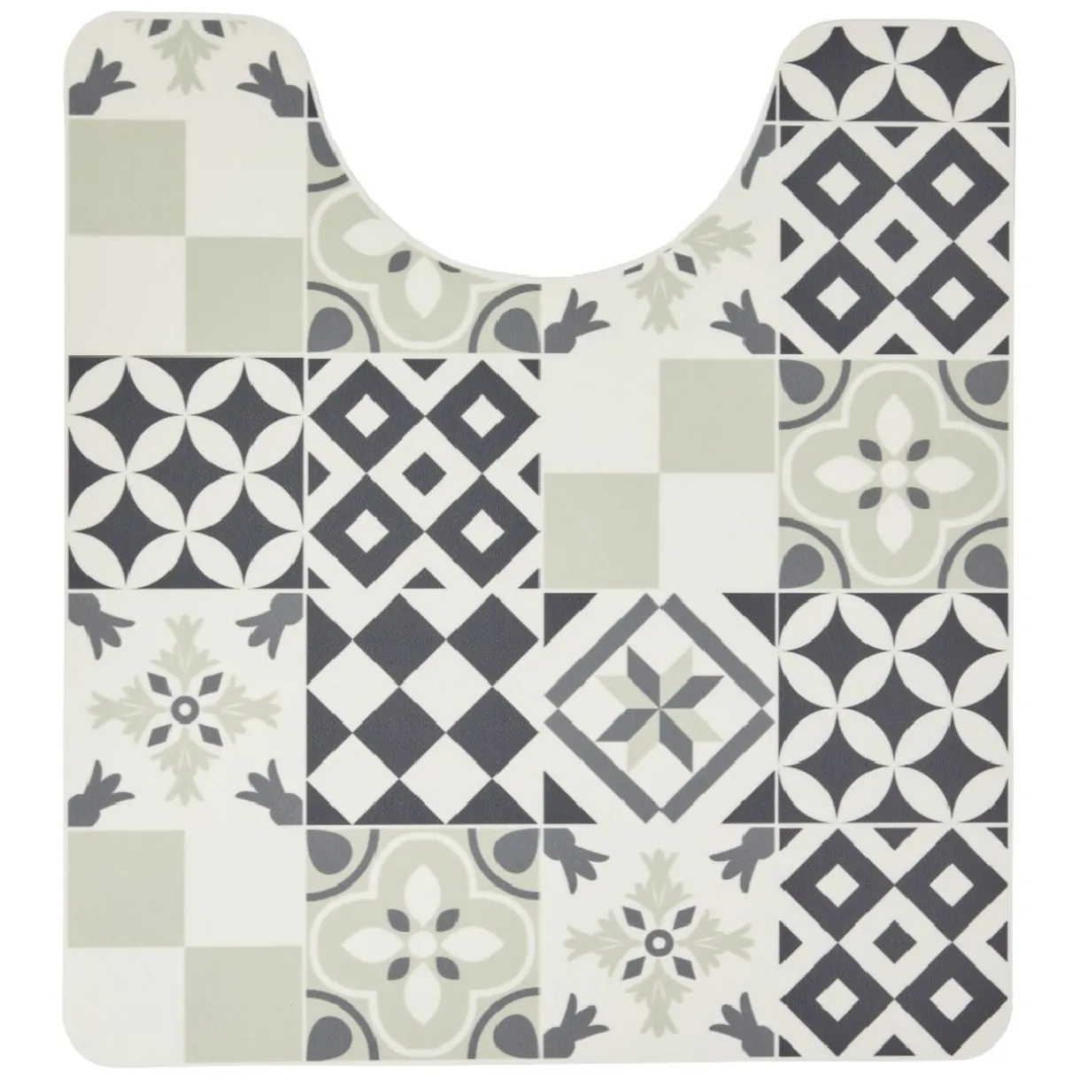 Clearance Gifi Tapis WC vinyle motif carreau de ciment