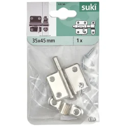 Gifi Targette à pene rond 35mm acier