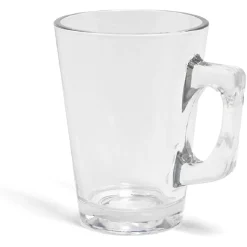 Tasse à café 18,5cl en verre transparent^Gifi Online