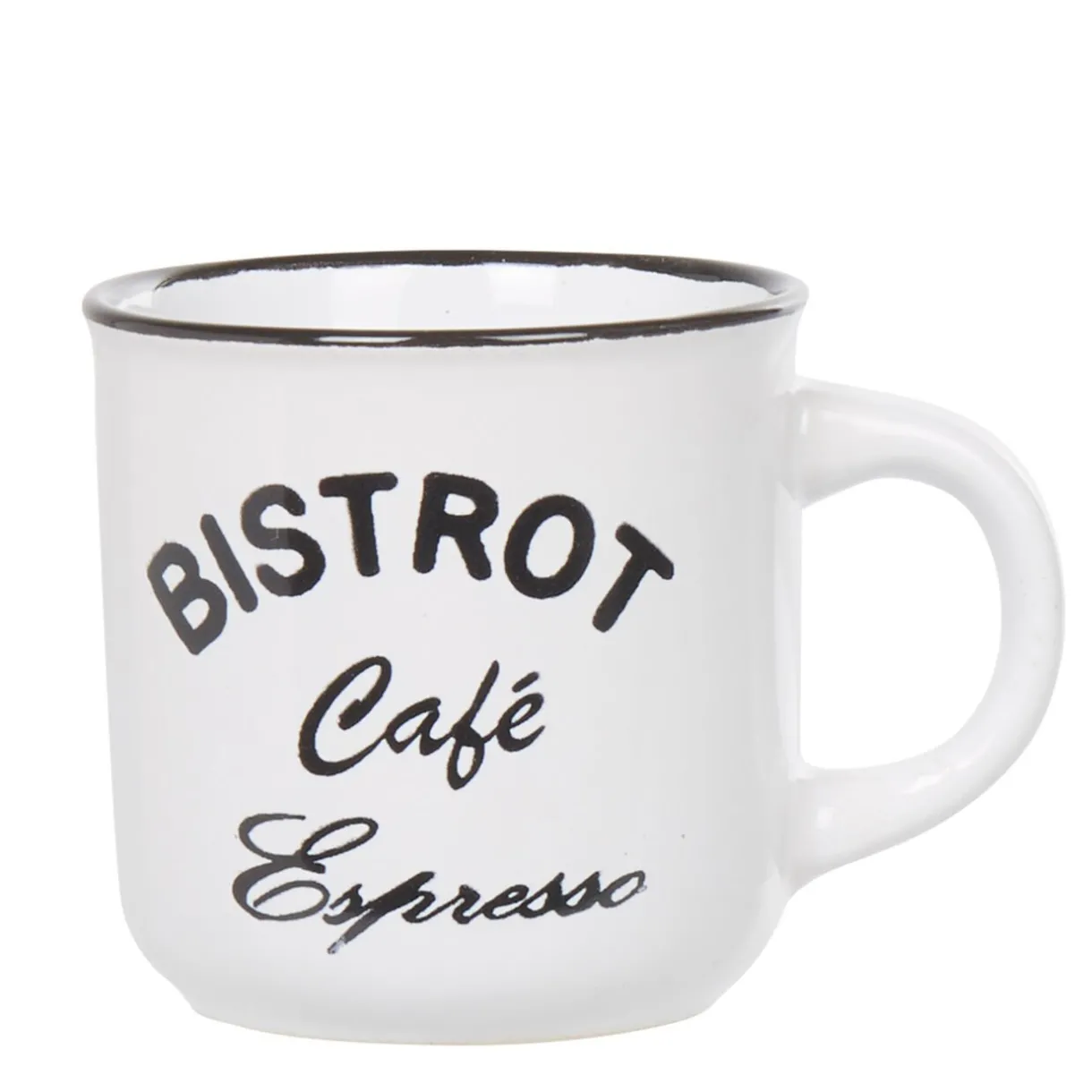 Tasse à café expresso multicolore Bistrot x6^Gifi Outlet