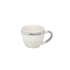Tasse à expresso en porcelaine design Bistrot du Marché 9 cl^Gifi Online