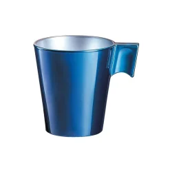 Tasse à expresso en verre trempé Luminarc flashy bleu pétrôle 8 cl^Gifi New