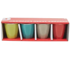 Tasse à expresso multicolore x4^Gifi Outlet