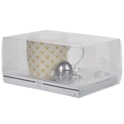 Tasse à thé avec infuseur, cuillère et plateau^Gifi Hot