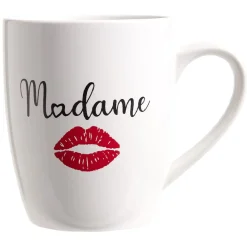 Tasse en céramique Monsieur ou Madame H12 cm^Gifi Hot