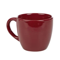 Tasse en faïence 22 cl uni rouge brillant^Gifi Online