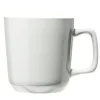Tasse en grès carrée gris avec anse Ø9,4xH10cm 420ml^Gifi Discount