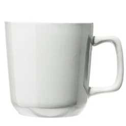 Tasse en grès carrée gris avec anse Ø9,4xH10cm 420ml^Gifi Discount