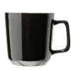 Tasse en grès carrée noir avec anse Ø9,4xH10cm 420ml^Gifi Hot