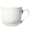 Tasse en porcelaine Colombe embossé blanc 250ml H8cm^Gifi