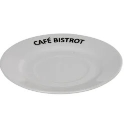 Tasse expresso et sous tasse café bistrot blanc x 4^Gifi Hot