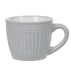 Tasse expresso grise relief 9 cl^Gifi Online