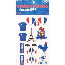 Discount Gifi Tatoo éphémère pour supporter France