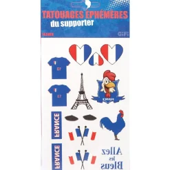 Discount Gifi Tatoo éphémère pour supporter France