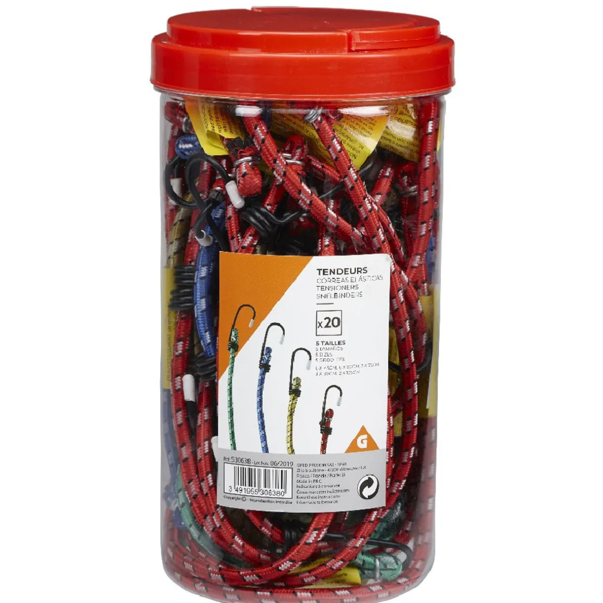 Clearance Gifi Tendeur multicolore x20