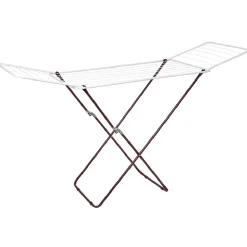 Entretien Du Linge|Gifi Étendoir à linge horizontal violet et blanc 18 m d'étendage