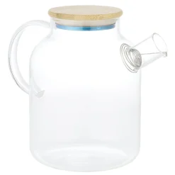 Théière en verre et bambou 1,6L^Gifi Discount