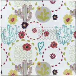 Tiroir toutes dosettes bambou motif cactus multicolore^Gifi Sale