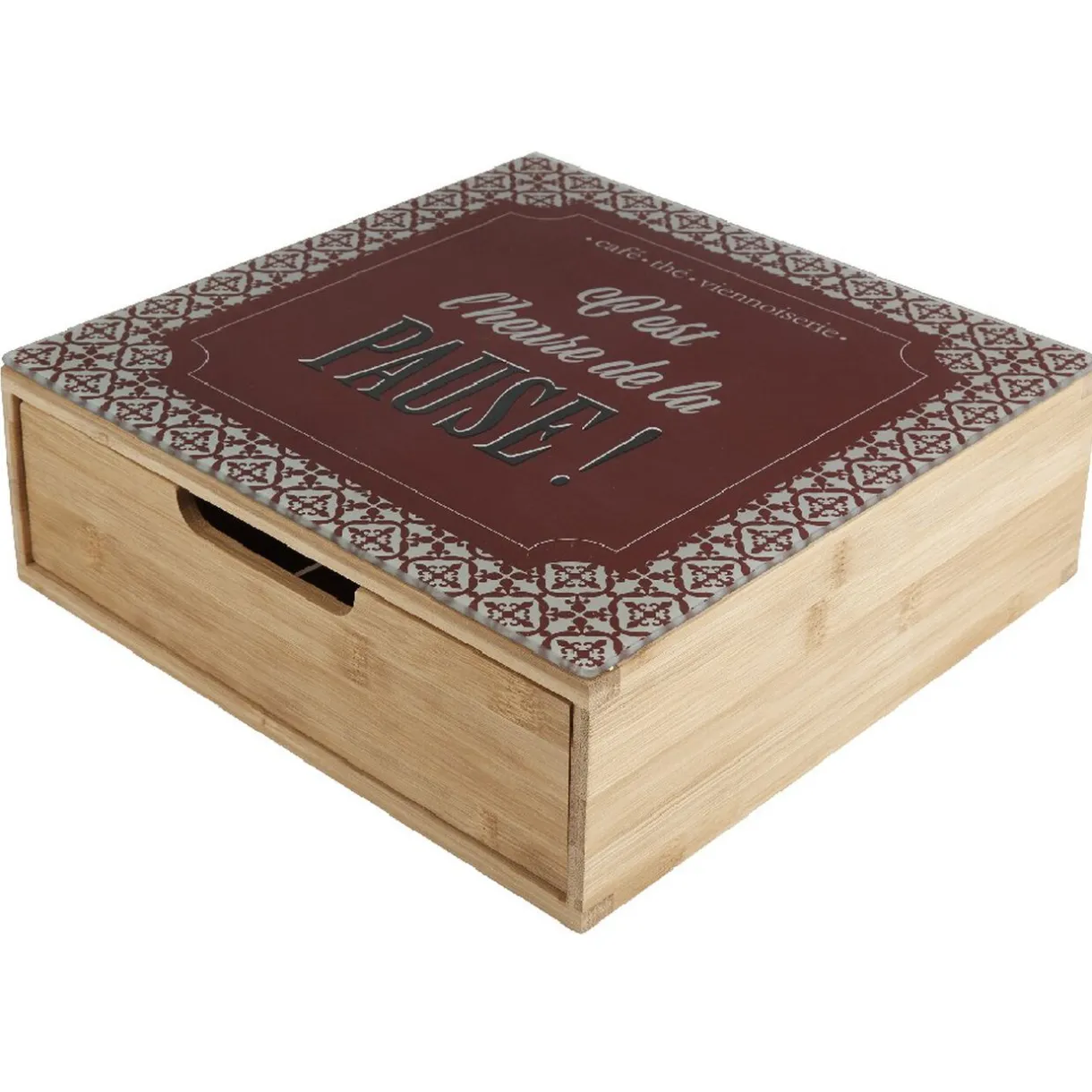 Tiroir toutes dosettes design "pause"^Gifi Discount