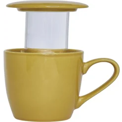 Tisanière avec couvercle et filtre amovible^Gifi Online