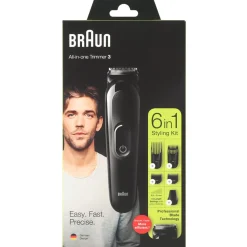 Best Gifi Tondeuse à barbe MGK3221 Braun 6 en 1 sans fil 13 longueurs de coupe