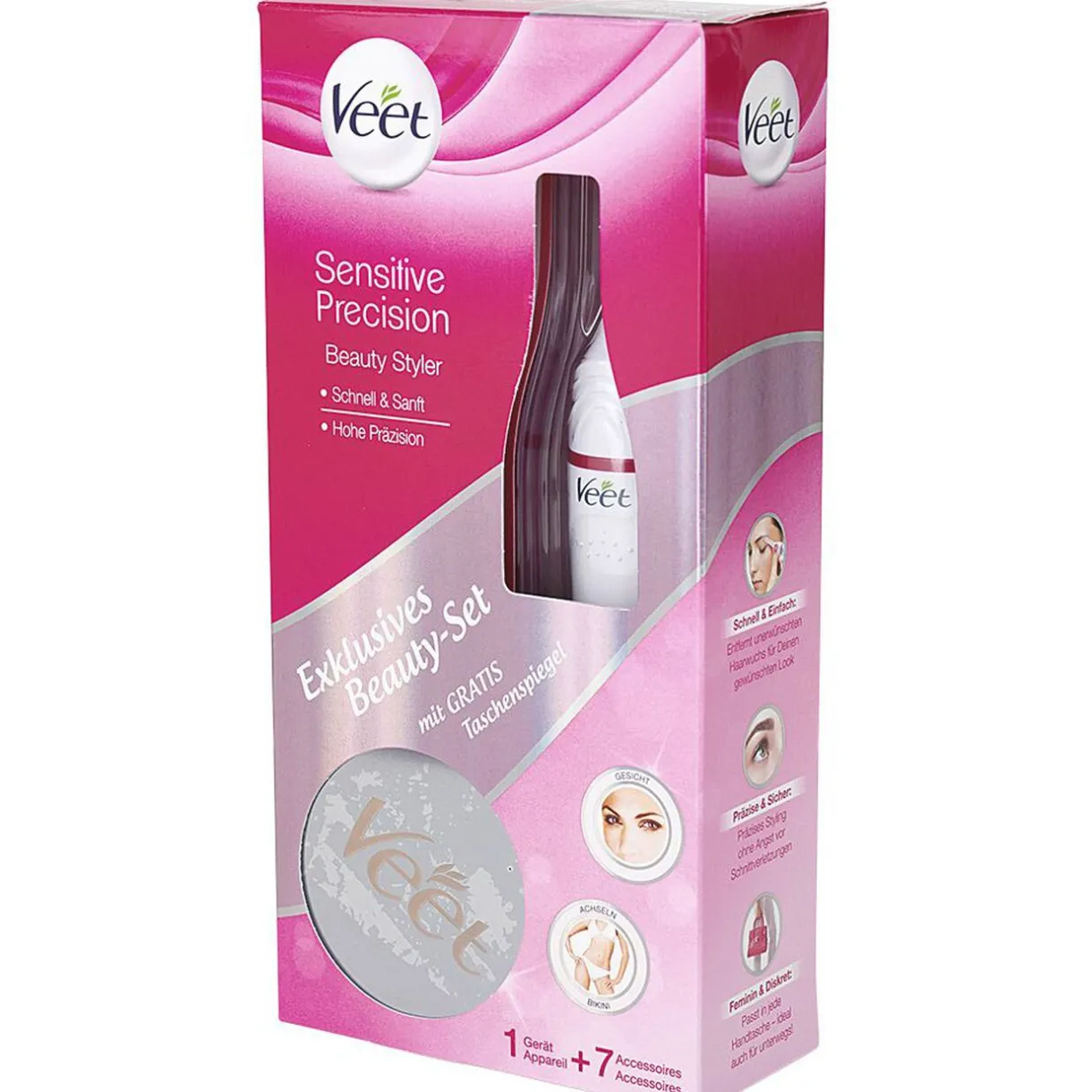Sale Gifi Tondeuse Veet sensitive precision beauty styler 7 accessoires
