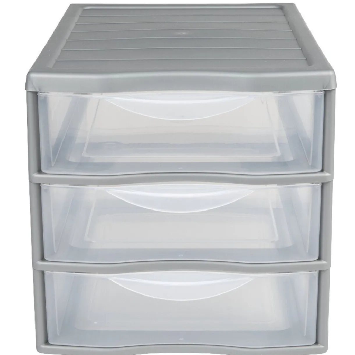 Rangement|Gifi Tour 3 tiroirs A4 gris