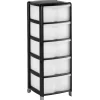 Rangement|Gifi Tour 5 tiroirs 20L L39,5xl38,5xH105cm