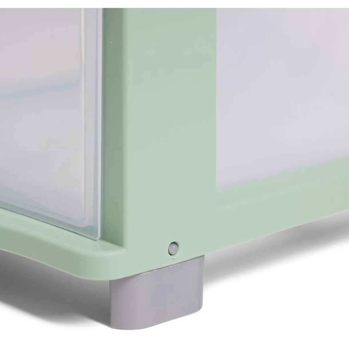 Rangement|Gifi Tour de rangement à 3 tiroirs plastique vert 27x37x63cm